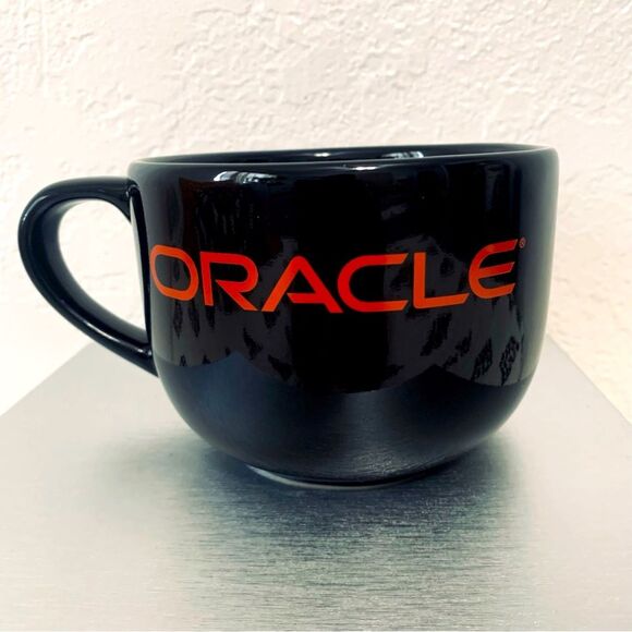 ORACLE Ceramic Black Mug for Soup Coffee or Tea. Large Capacity - Picture 2 of 6